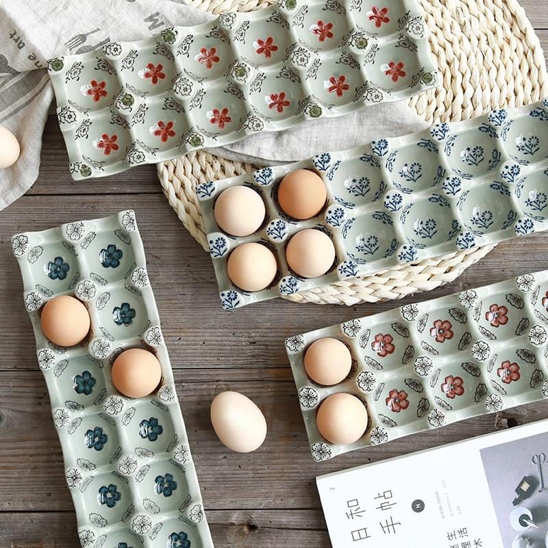 Japanese Ceramic Egg Tray – Forhabitat