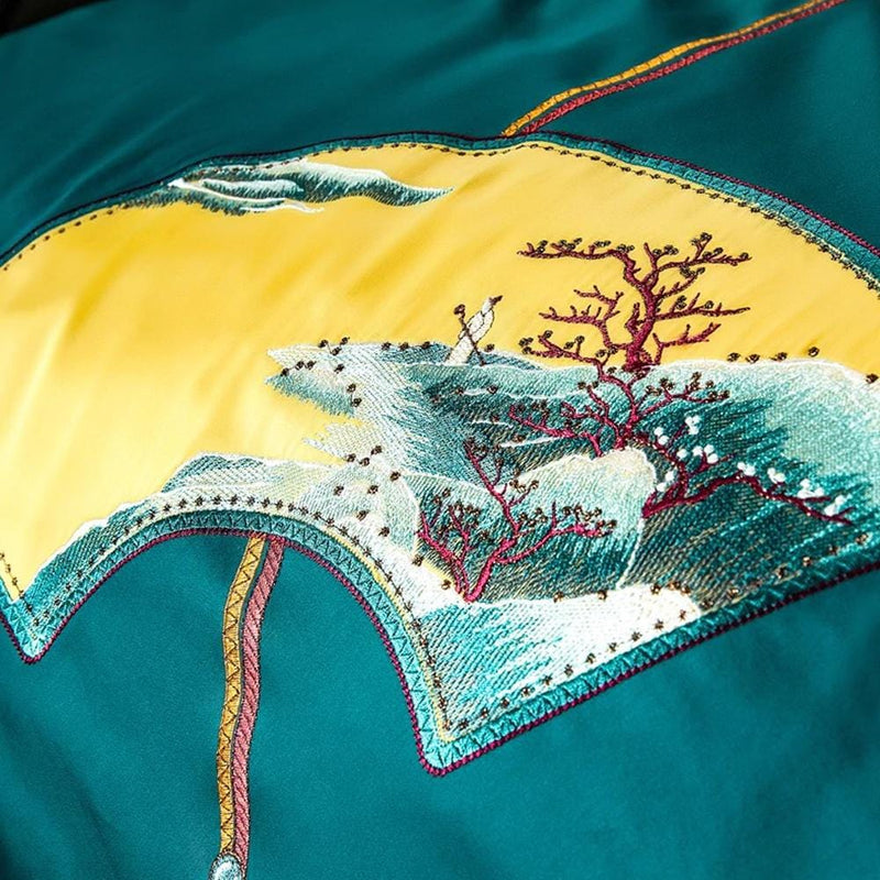 Harvey Premium Embroidery 1000 Thread Count Duvet Cover & Sheet Set (Egyptian Cotton)