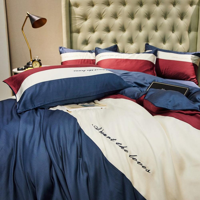 Pure Tencel Silk Duvet Cover & Bed Sheet Set