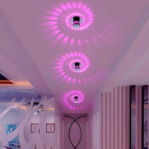 Modern LED Swirl Ceiling Light