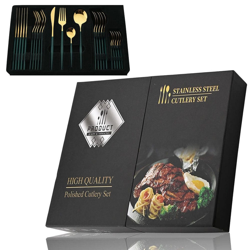 Luxury Cutlery Set 24 Pcs